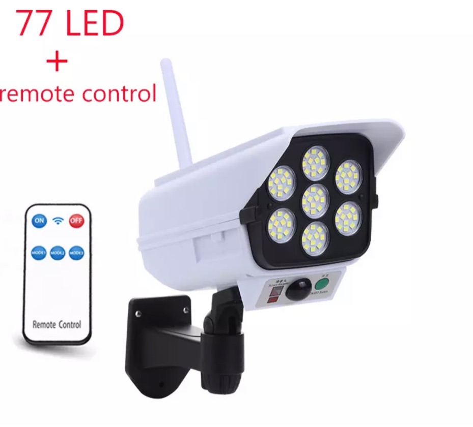 1TD Lámpara Exterior Panel Solar